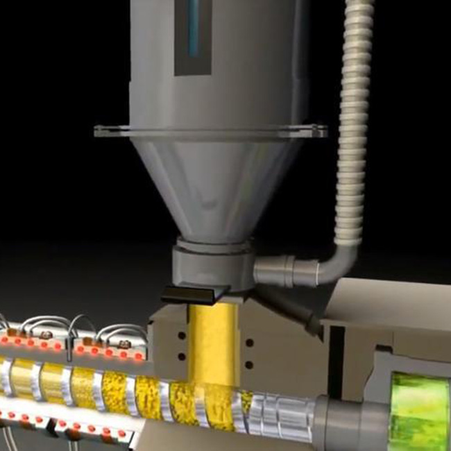 Hoe smelt de spuitgietmachine plastic deeltjes tot producten?